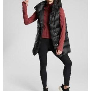 Athleta Haven Down Vest | NWOT | Black